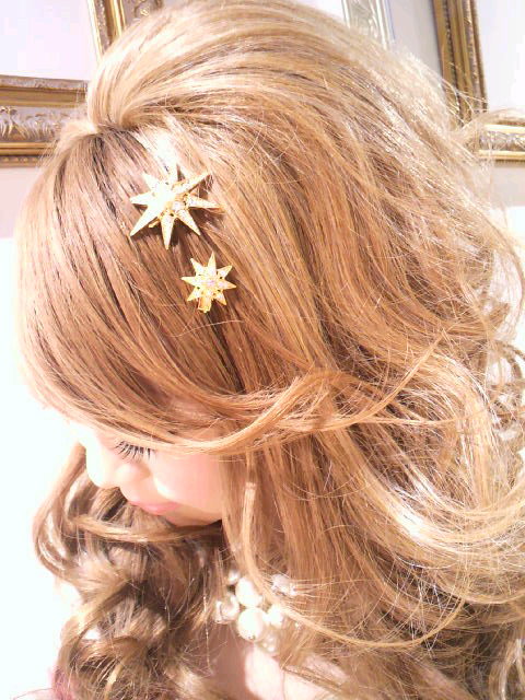 サンプル届きました 星の髪飾り Atelier Diamante Nagoya