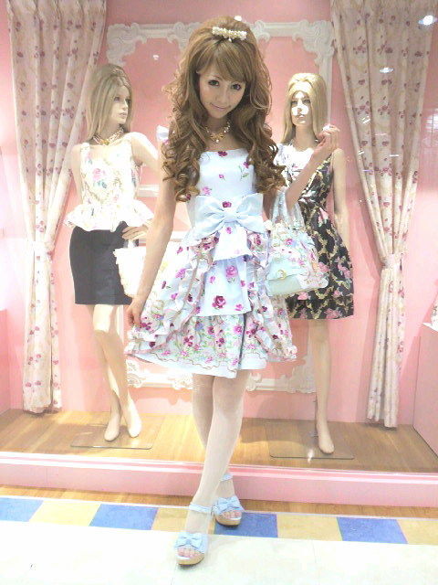 Jesus Diamante エンジェルワンピ オーナメントリボン柄 黒 42 Jesus Diamante エンジェルワンピ オーナメントリボン柄 黒 42