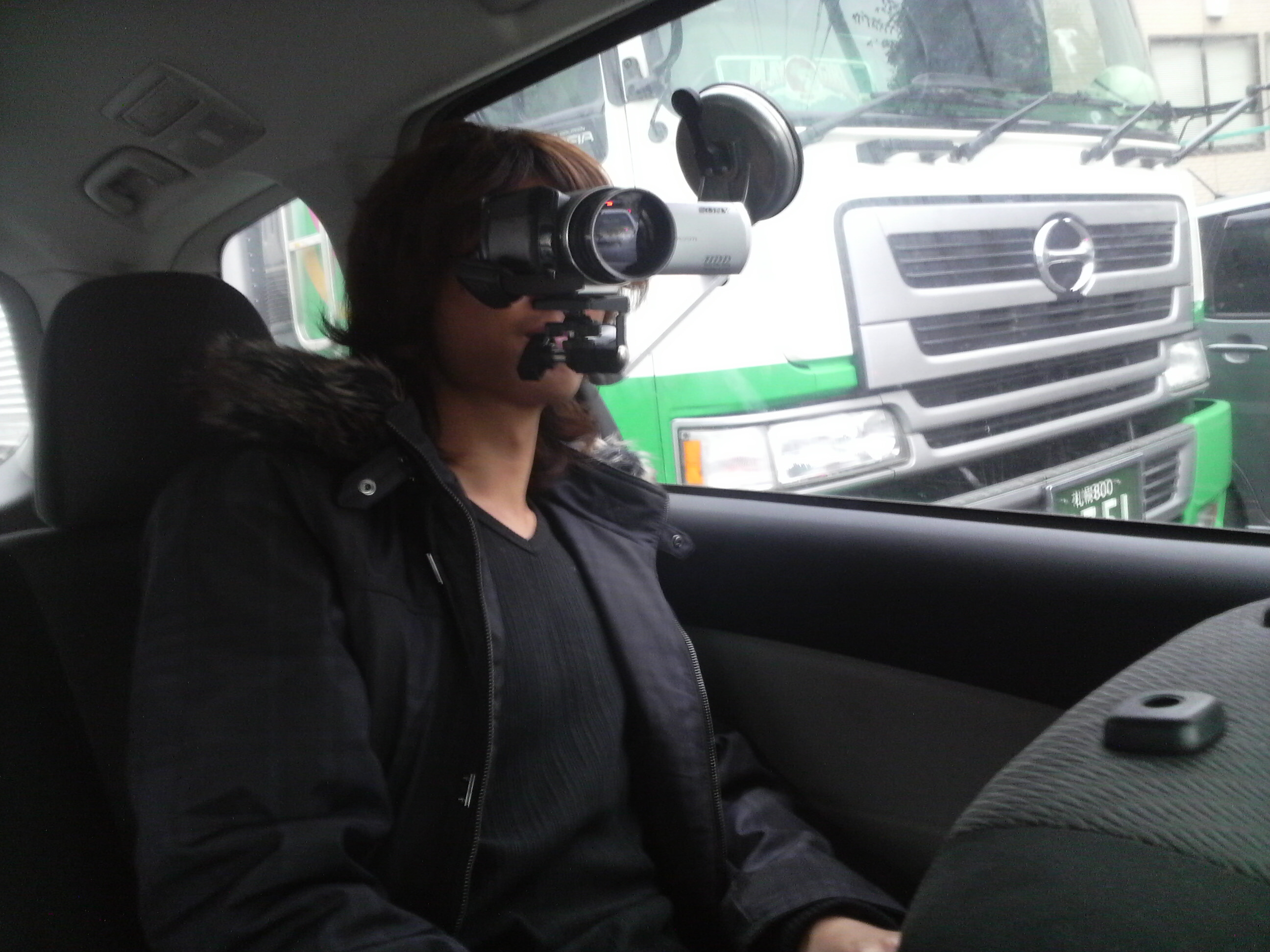 盗撮　車 