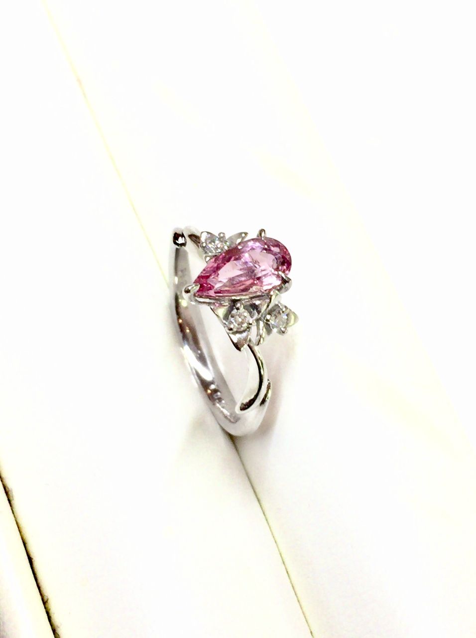 Pt900ピンクインペリアルトパーズ リング Jewalry Craft 山田工芸のブログ Pt900ピンクインペリアルトパーズ リング Jewalry Craft 山田工芸のブログ