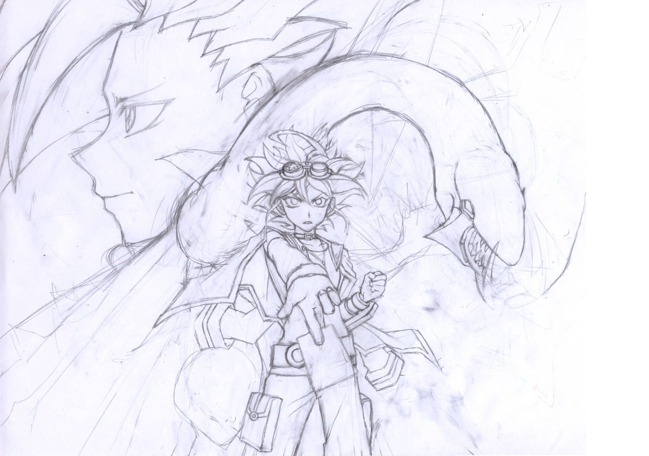 遊戯王arc V 榊遊矢 ユート ダーク リベリオン エクシーズ ドラゴンを描きました Jewelry Dragon