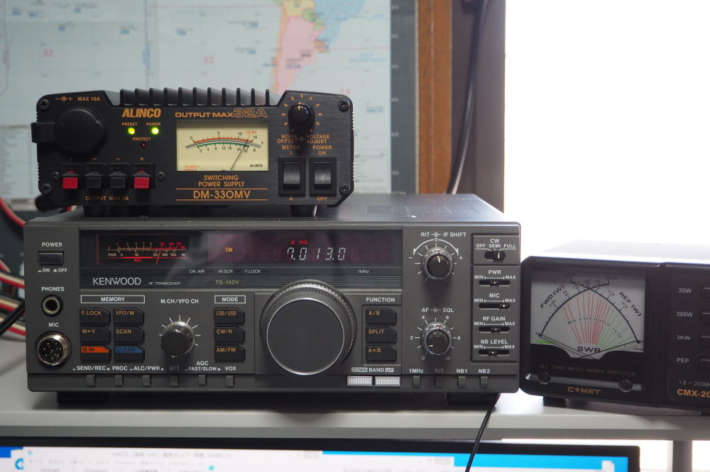 TS-140Vの運用 : Le Cahier de JE1NGI