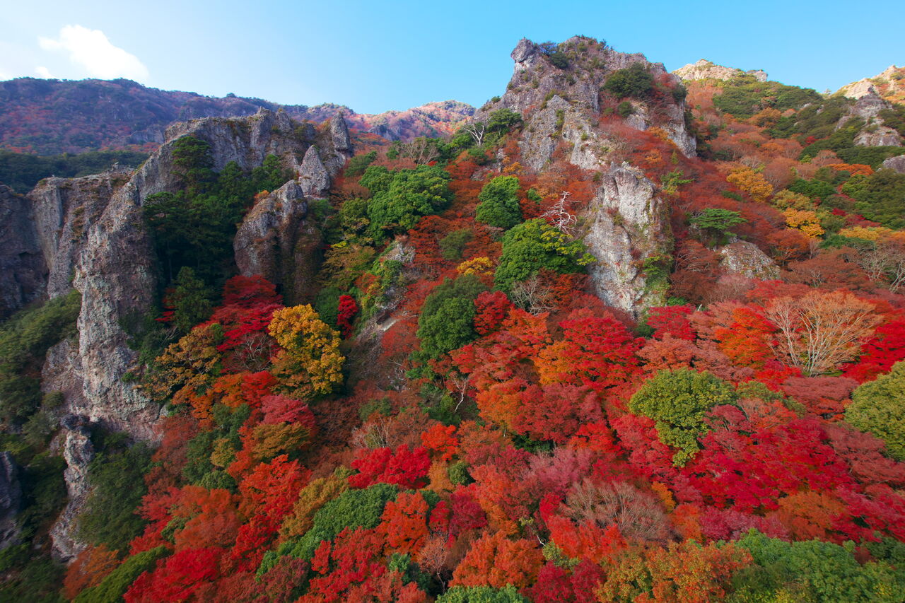 寒霞渓の紅葉 Le Cahier De Je1ngi