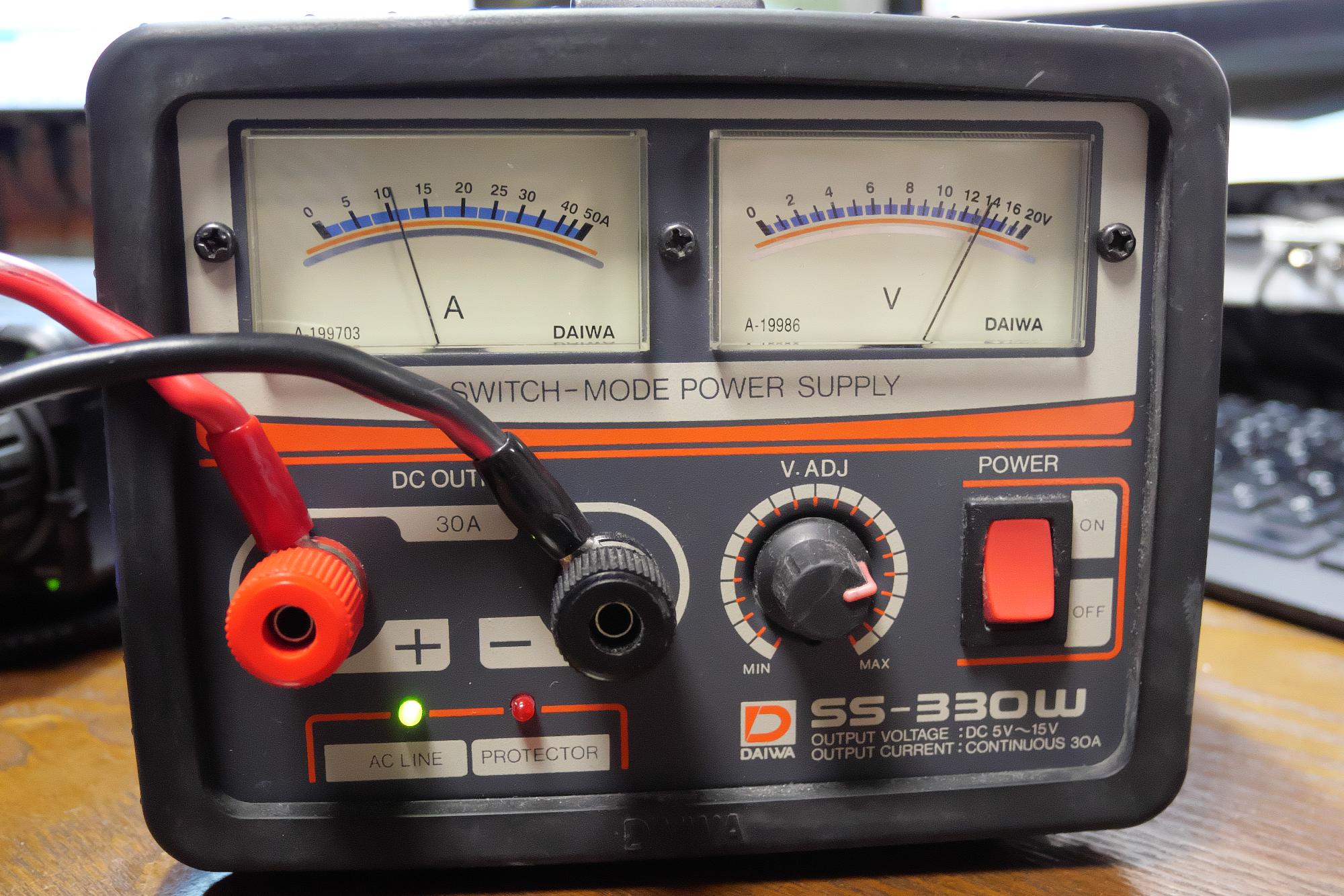 安定化電源DAIWA SS-330Wの修理 : Le Cahier de JE1NGI