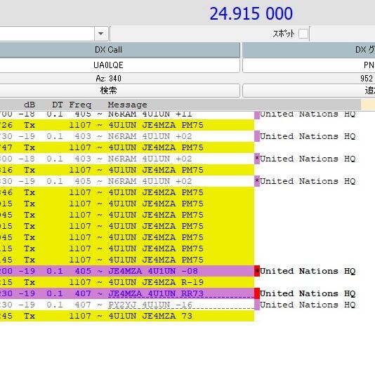 PX0FF and 4U1UN on 12m FT8 : je4mzaのblog