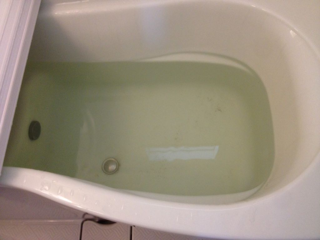 昨晩 お風呂に砂がたまりました しょぼりんはうす建築記