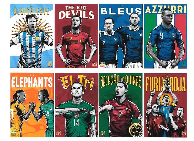 16 14年w杯ブラジル大会 代表チームポスター サッカー名言集