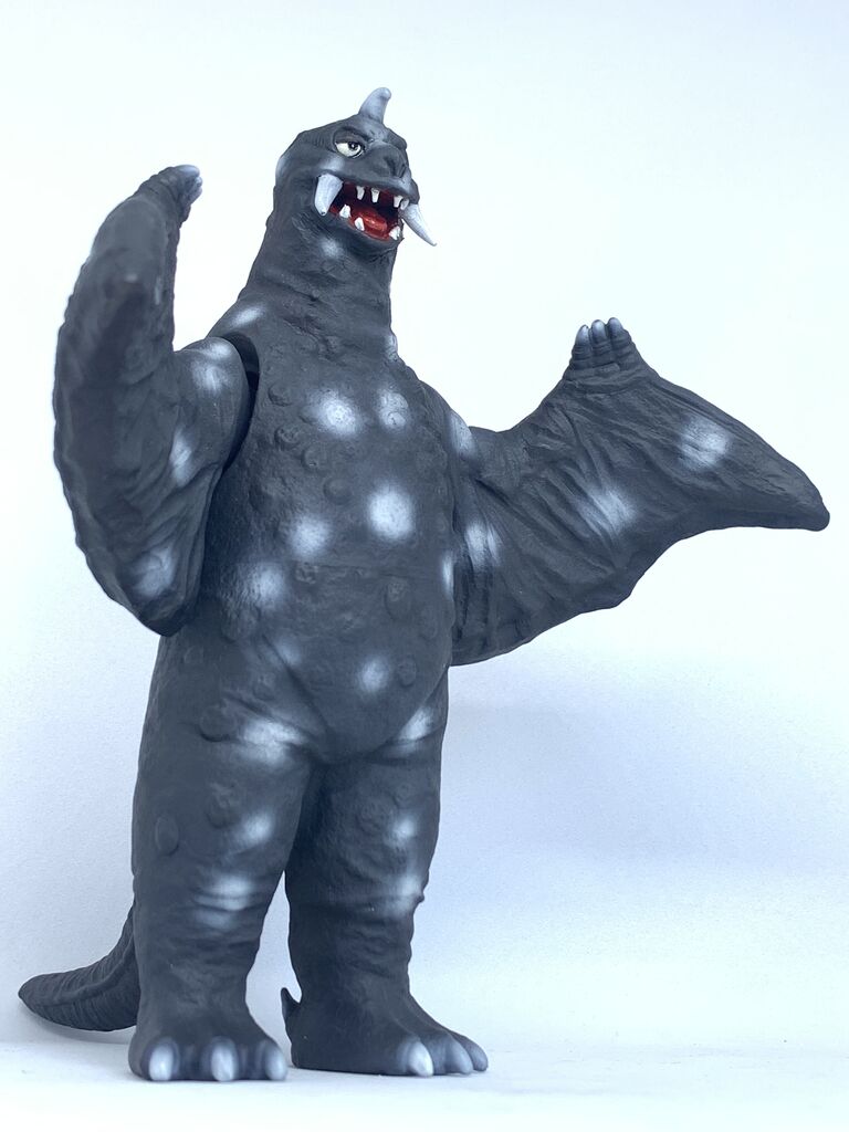 円谷プロ　当時物ウルトラQ 冷凍怪獣ペギラ　ゼンマイ 稼働品 マルサンの「ペギラ450（多々良島カラーver.）」がショップ・70's