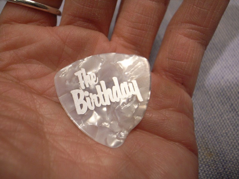 チバユウスケ 本人使用 ピック The Birthday チバにもらったピック チバユウスケ ギター ピック The Birthday