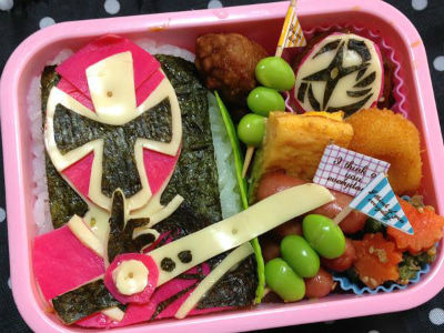 キャラ弁 ニンニンジャー 暴れてアッパレ アカニンジャー弁当 ヲタライフイズビューティフル