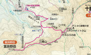 凌雲閣ー上ホロー富良野岳