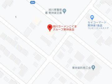 こぐま東神楽店MAP