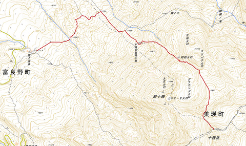 十勝岳MAP