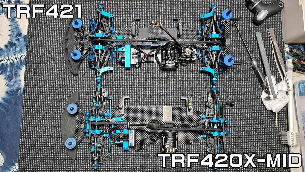 TRF420X・MID」車軸重量測定：「TRF421」比較 : プラドの趣味のDiary
