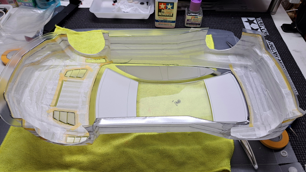 RCスーパーGT用ボディの塗装完了 : プラドの趣味の備忘録