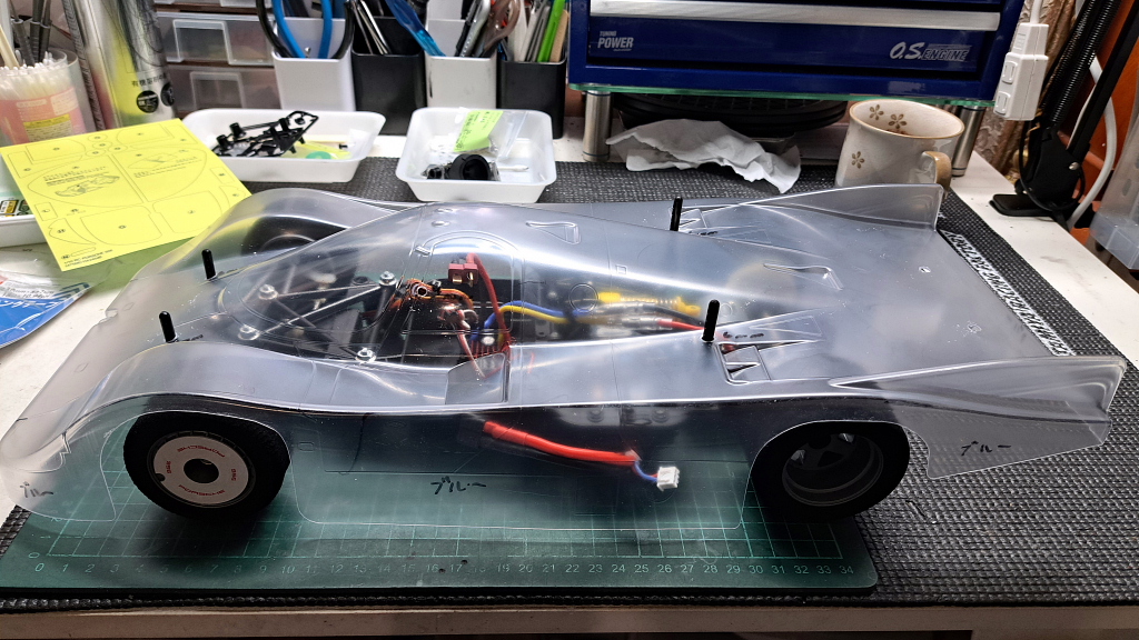 そ*）様 タミヤ　ポルシェ956 塗装済みボディセット　ロスマンズ対応タイプ そ*）様 タミヤ ポルシェ956 塗装済みボディセット ロスマンズ対応