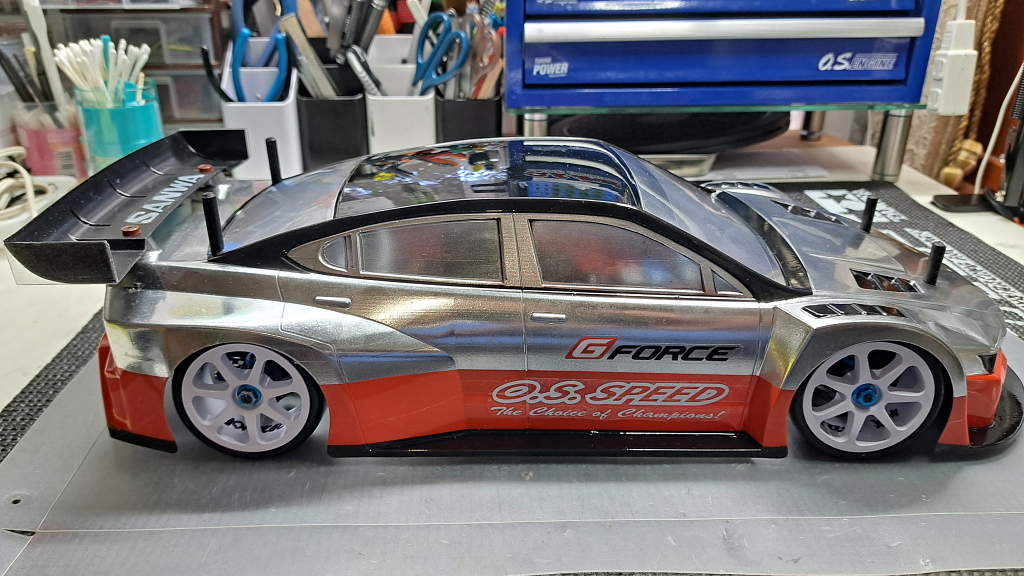 RCスーパーGT用ボディの塗装完了 : プラドの趣味のDiary