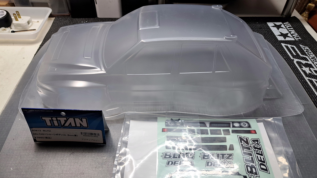タミヤ xm01pro xm-01 pro ボディ XM-01 PRO 用ボディを作り始めます