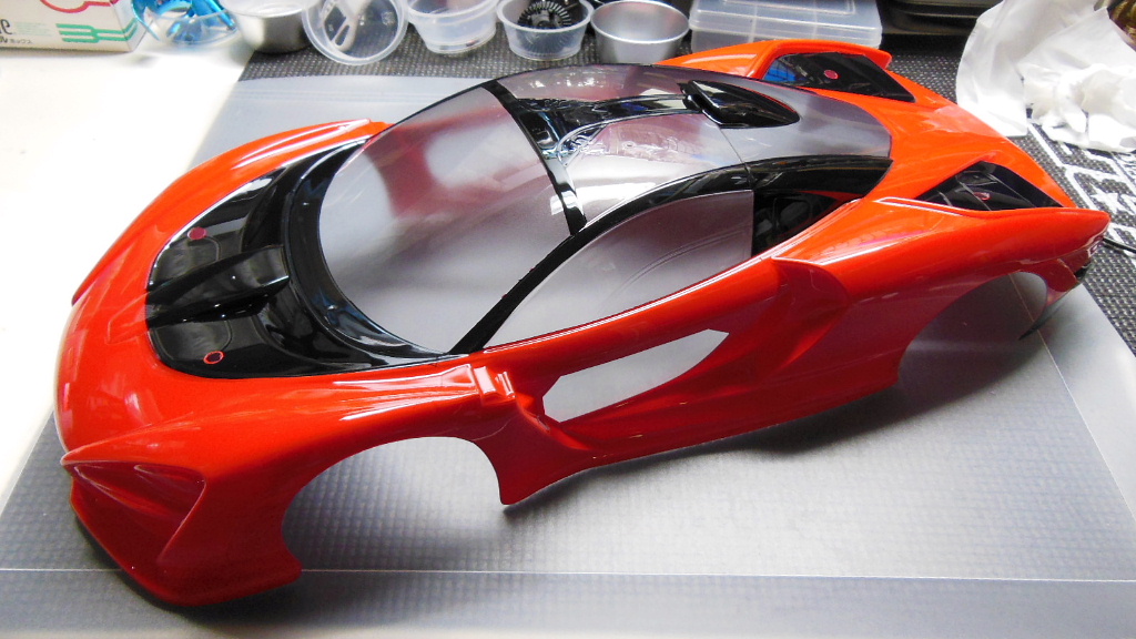 マクラーレン セナ ボディ 遂に塗装開始！ : プラドの趣味の備忘録