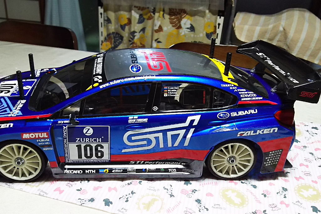 1/10RC SUBARU WRX STI NBRチャレンジ（TT-02シャーシ) : プラド