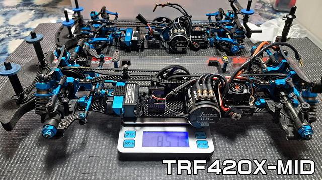 TRF420X・MID」車軸重量測定：「TRF421」比較 : プラドの趣味のDiary