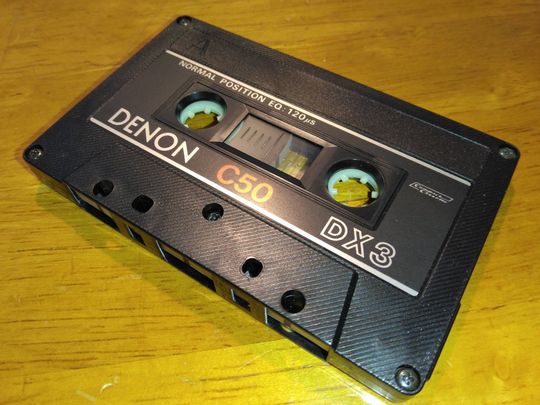カセットテープ　DENON DX3 60min ノーマルポジション　5本セット カセットテープ DENON DX3 60min ノーマルポジション 5本セット