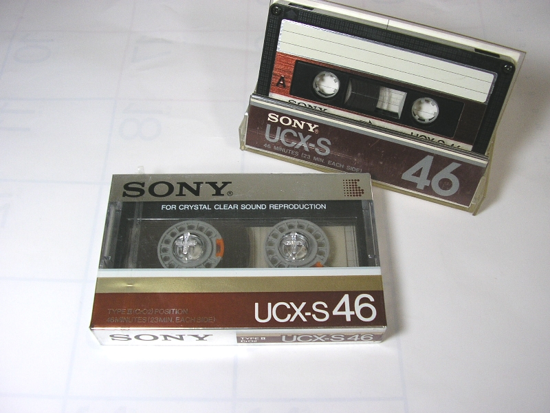 新品未開封】SONY UCX-S46 カセットテープ 46分 2本セット 新品未開封】SONY UCX-S46 カセットテープ 46分 2本セット