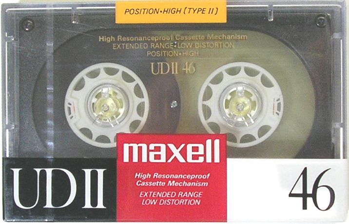 maxell UDII-Sカセットテープ録音済み100本 maxell UDI-S 46分