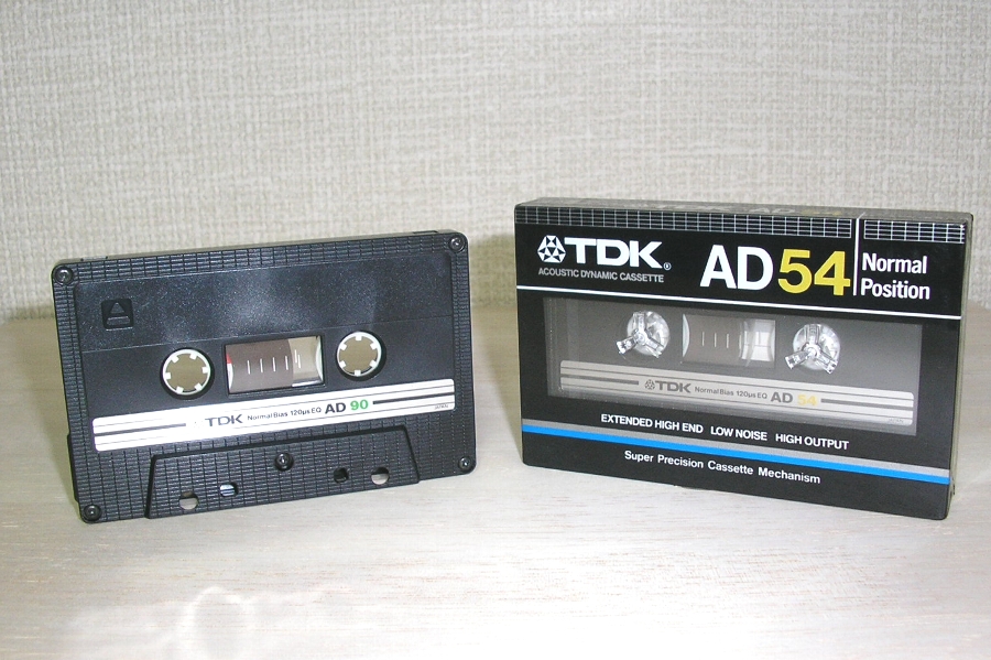 オーディオカセット今日の1本！ その14 TDK AD 黒ハーフ