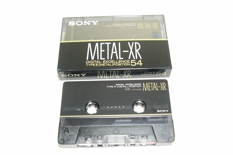 オーディオカセット今日の１本！ その11 SONY METAL-XR : 4.75cm/sec