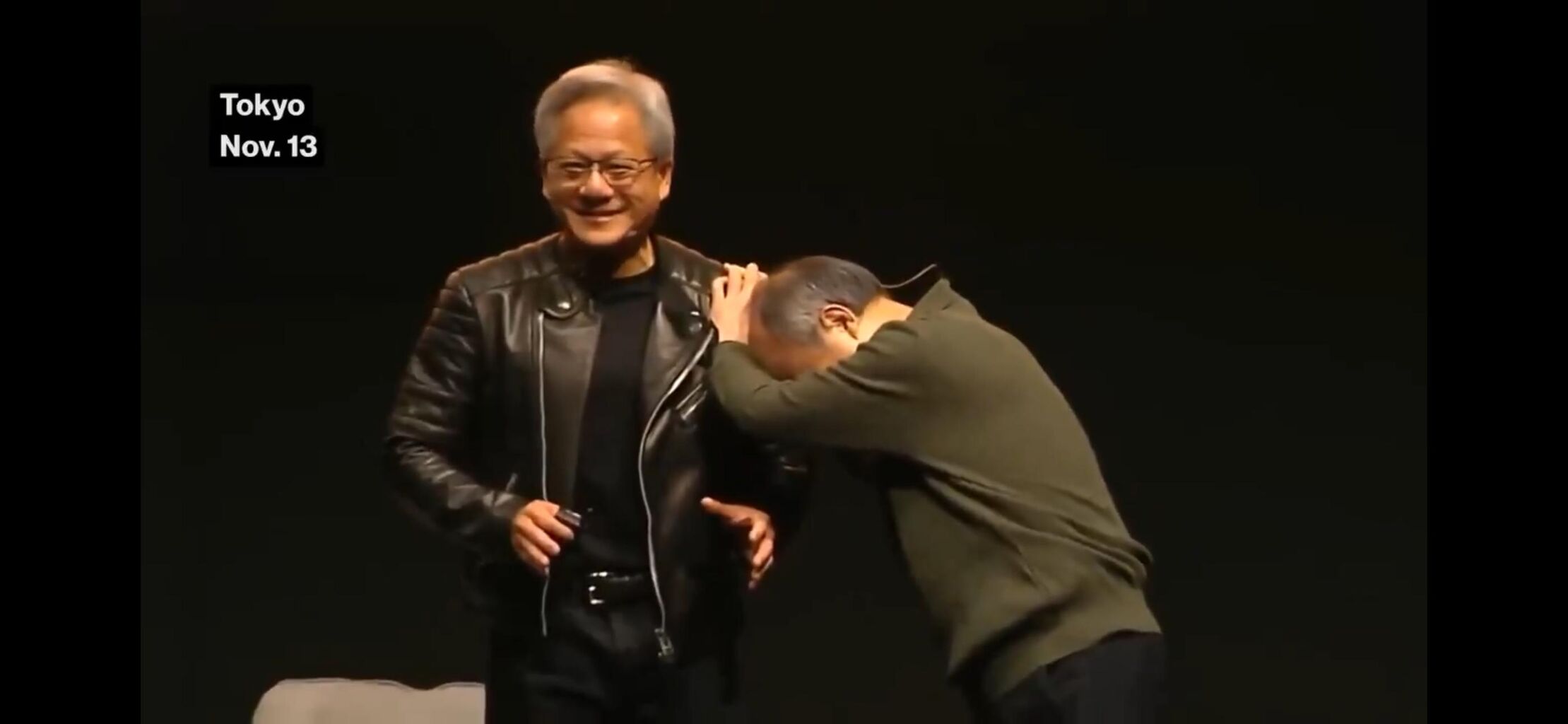 画像】NVIDIA社長、孫正義を目の前で煽ってしまうwwwwwwwwwwwwwwwww : なんJですの
