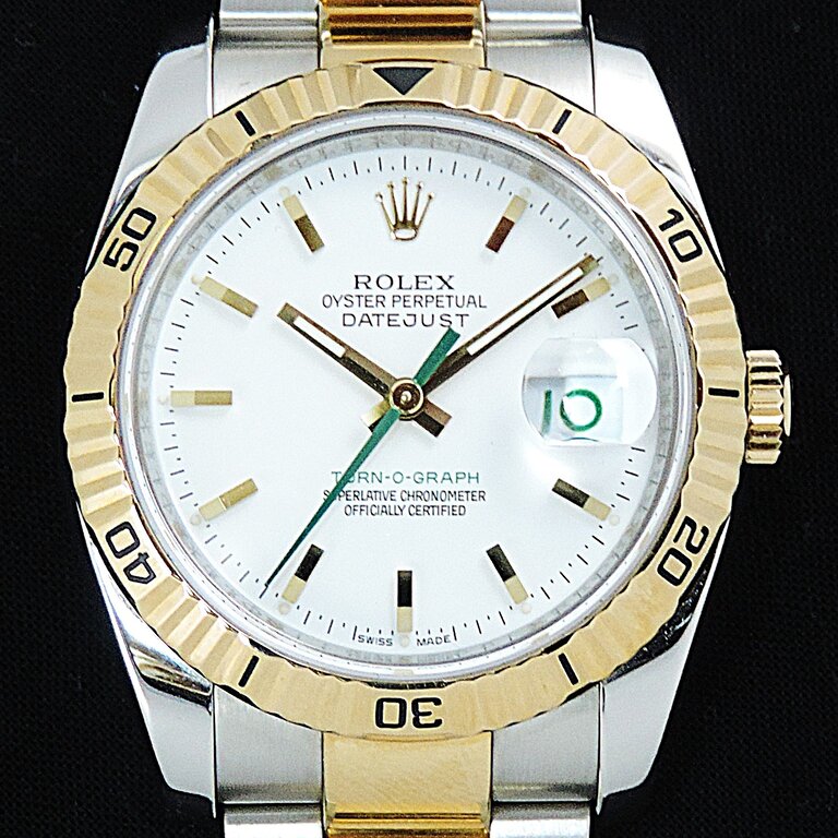 ◎ROLEX◎Ref.116263ターノグラフ日本市場限定2005年D品番のグリーン