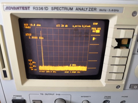 430MHz to3GHz スプリアス