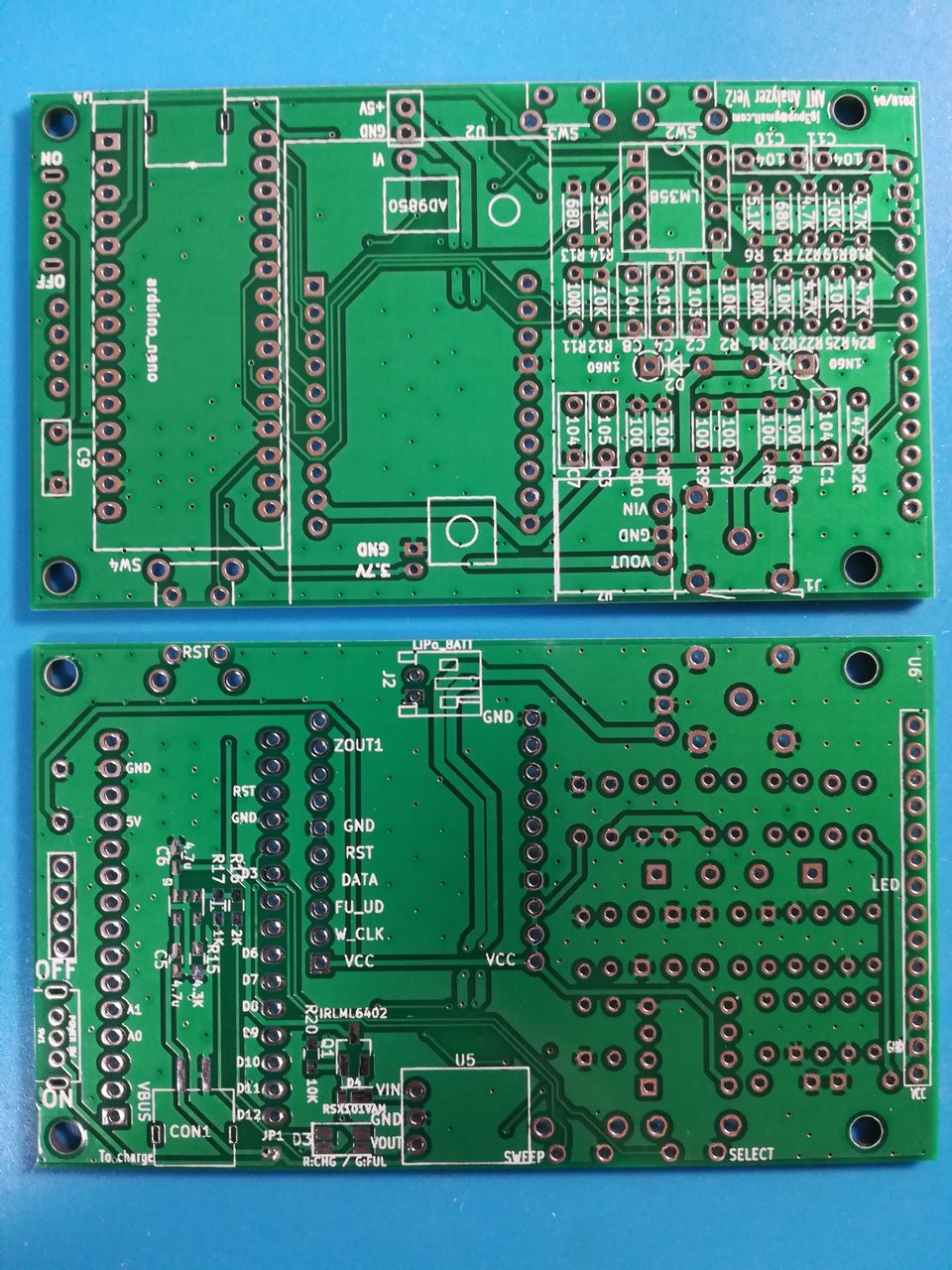 新たなアンテナアナライザーの実験⑤PCB化して完成しました 新たなアンテナアナライザーの実験⑤PCB化して完成しました