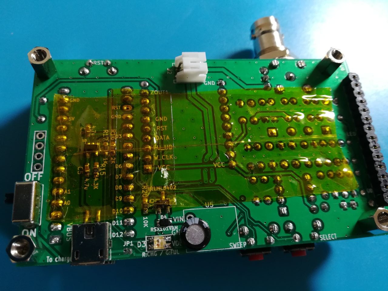 新たなアンテナアナライザーの実験⑤PCB化して完成しました 新たなアンテナアナライザーの実験⑤PCB化して完成しました