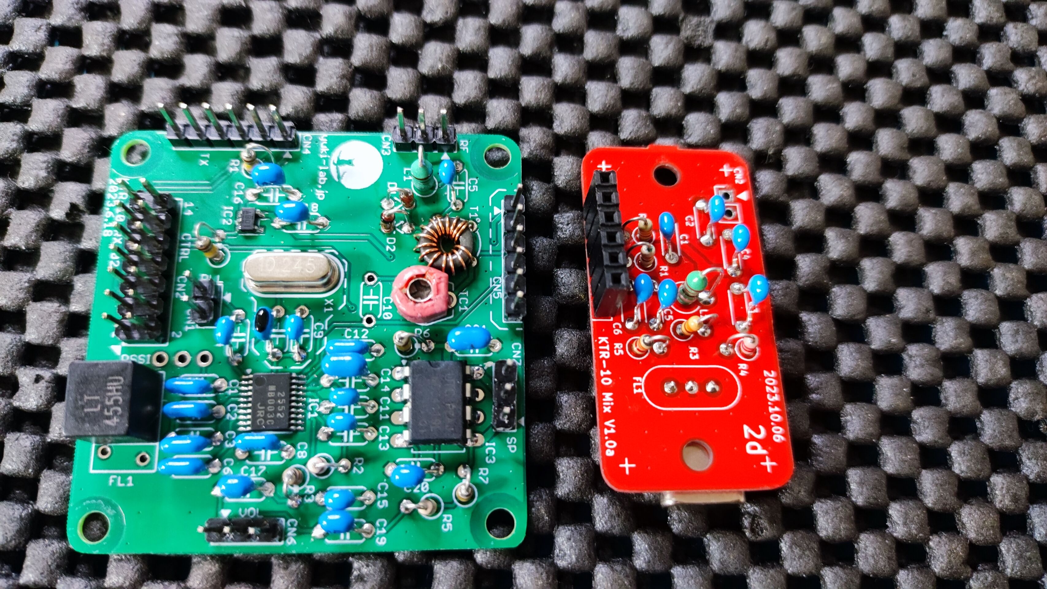 50MHz AMトランシーバーキット KTR-10の完成 : pupのブログ