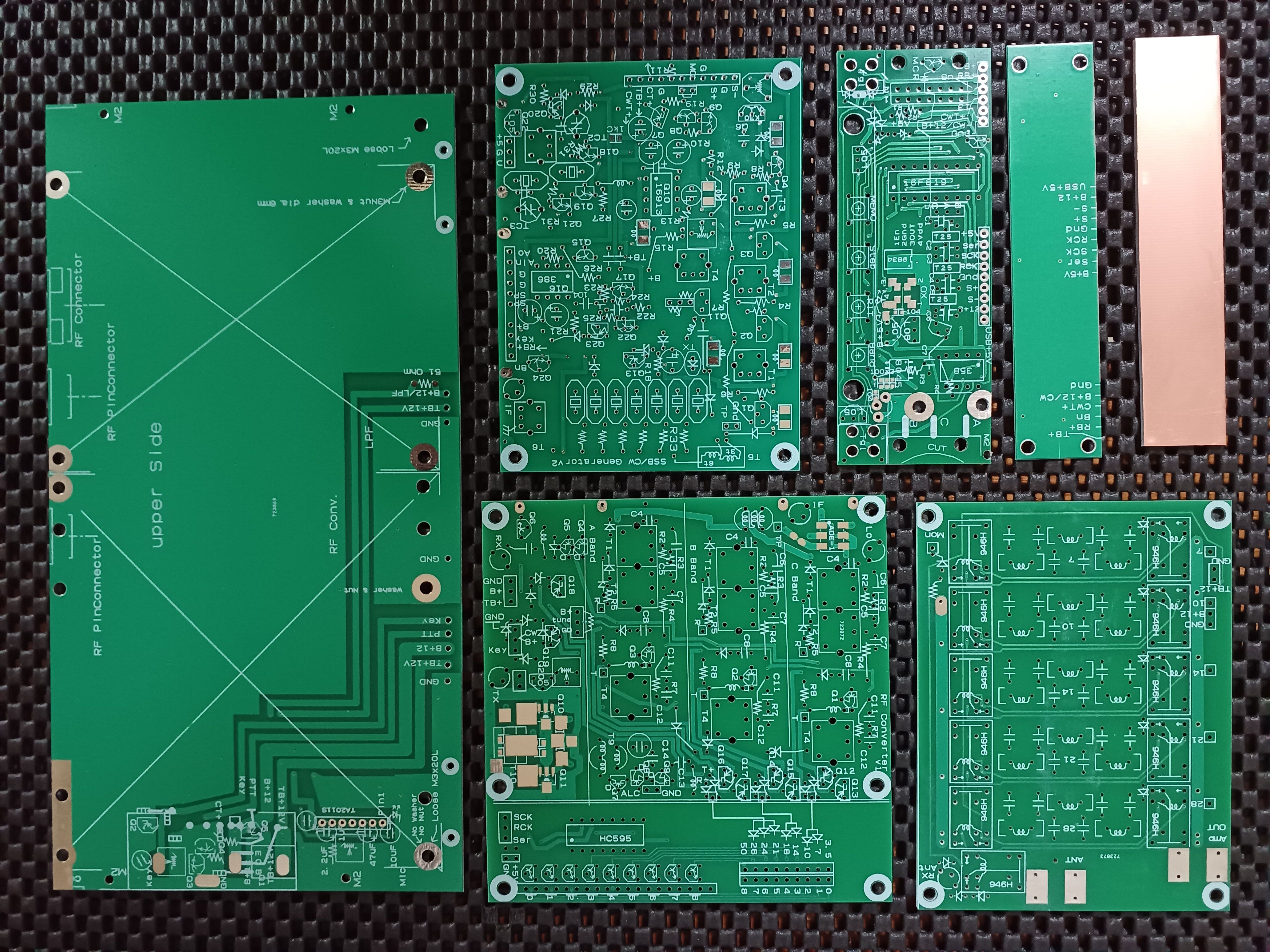 BITX40 7Mhz SSB(LSB)トランシーバーキット 7MHzSSBトランシーバーキットの製作(BITX40)