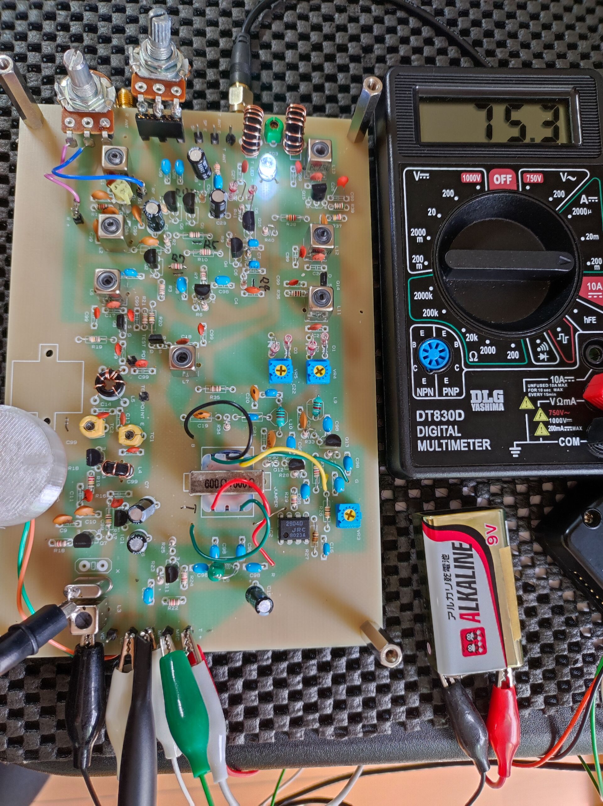 BITX40 7Mhz SSB(LSB)トランシーバーキット 7MHzSSBトランシーバーキットの製作(BITX40)