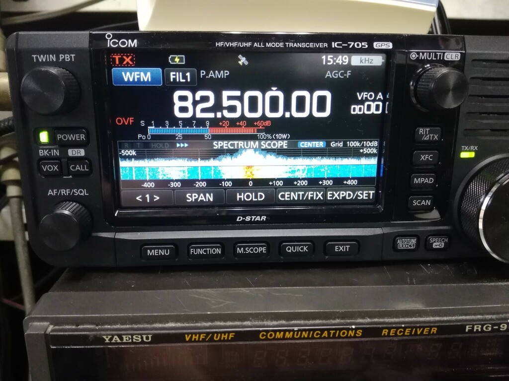 ICOM IC-705 美品 MBF-705 他オマケ有り 動作品 【公式通販】