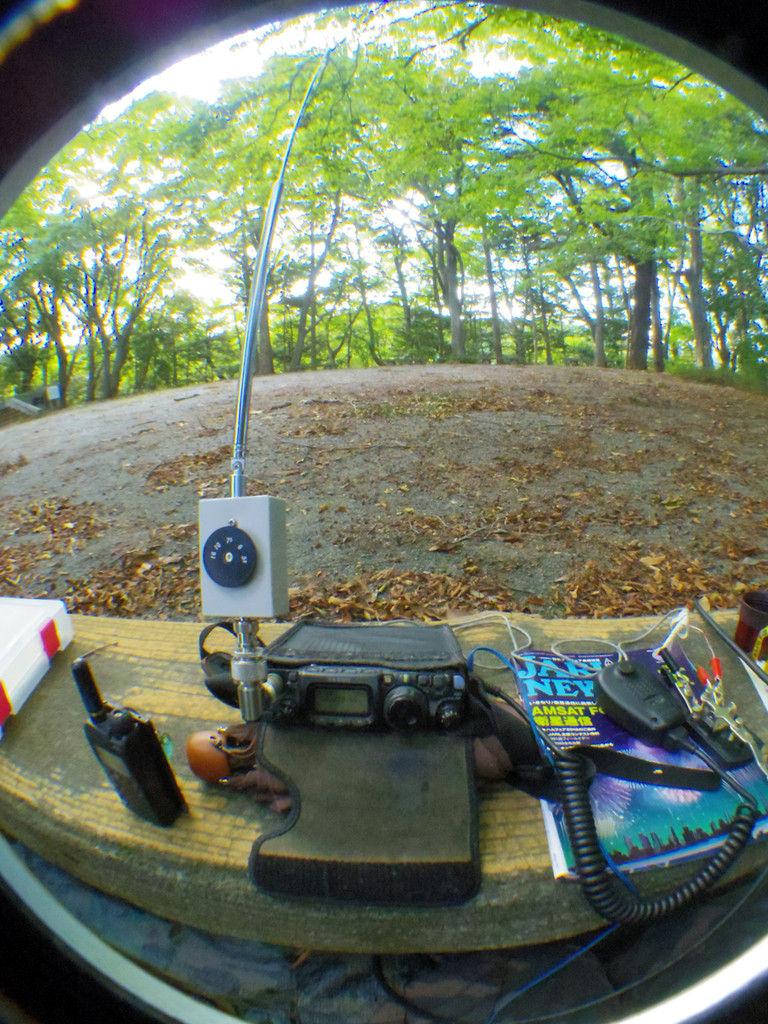 GAWANT（ガワント）アンテナで高尾山移動運用（2018年9月9日