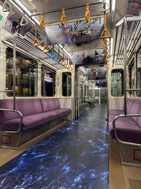 江ノ電×Netflix ワンピース広告電車が運行開始