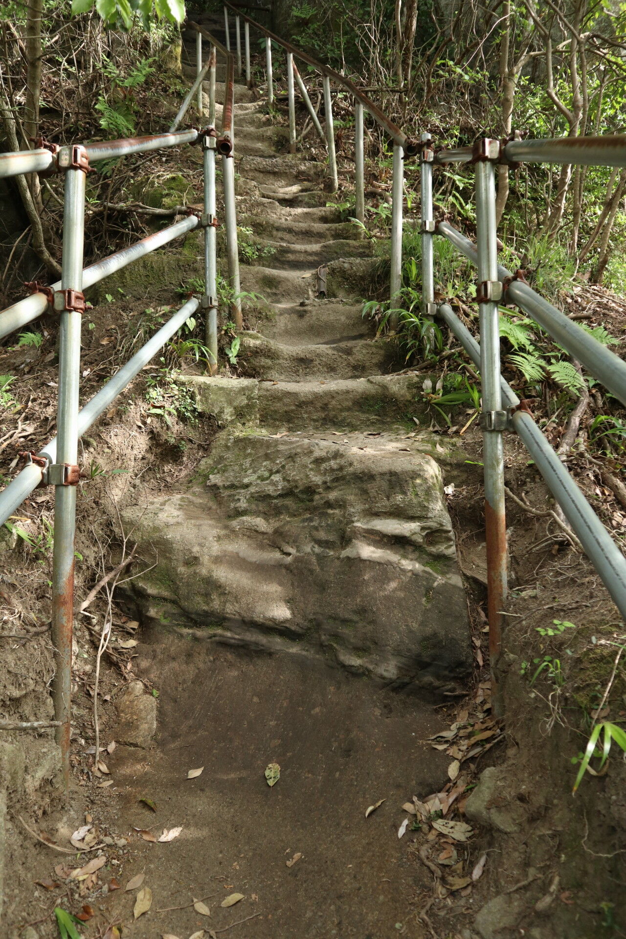 鋸山経済復興登山記録 その3 石切場の遺跡 車力道を下る 休日自衛隊ライブドア基地 Jhsdf Livedoor Base