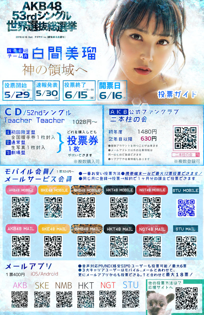18年 Akb48 53rdシングル世界選抜総選挙 投票方法について eureka みるるんまとめ 18年 Akb48 53rdシングル世界選抜総選挙 投票方法について eureka みるるんまとめ