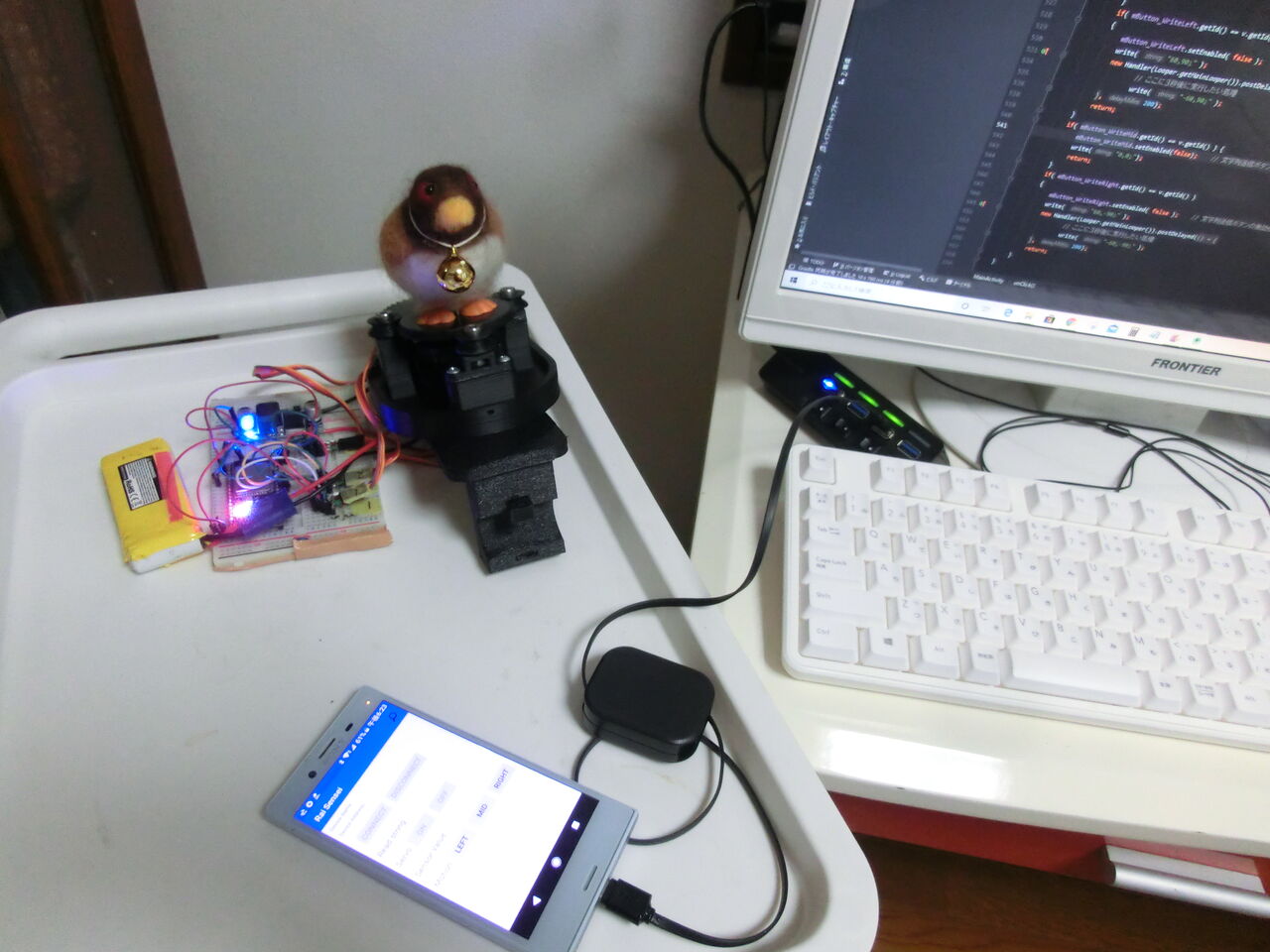 鳥型教師ロボ ライ先生 によるスタンディングスティル習得 ある自作マニアの部屋 鳥型教師ロボ ライ先生 によるスタンディングスティル習得 ある自作マニアの部屋