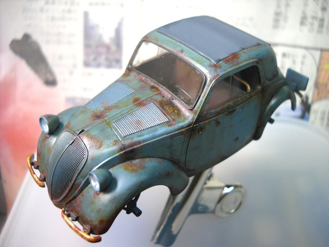 1/35 SIMCA 5 (tamiya) No.03 : 今日の机上