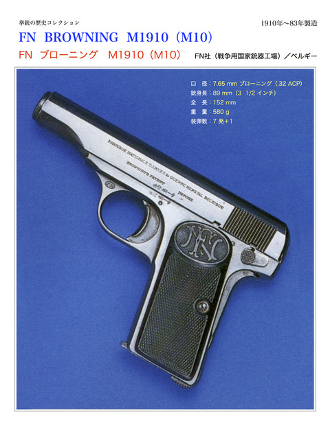FN ブローニングM1910