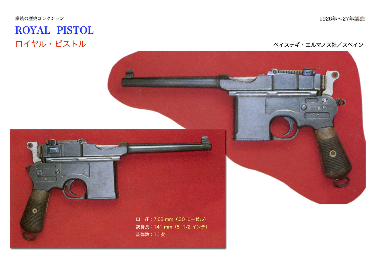 ロイヤル ピストル 拳銃の歴史コレクション ロイヤル ピストル 拳銃の歴史コレクション