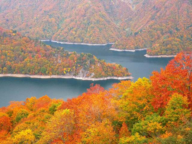 紅葉 10月中旬 奥只見 銀山平 Japan007 全国撮影スポット 撮影ポイントガイド