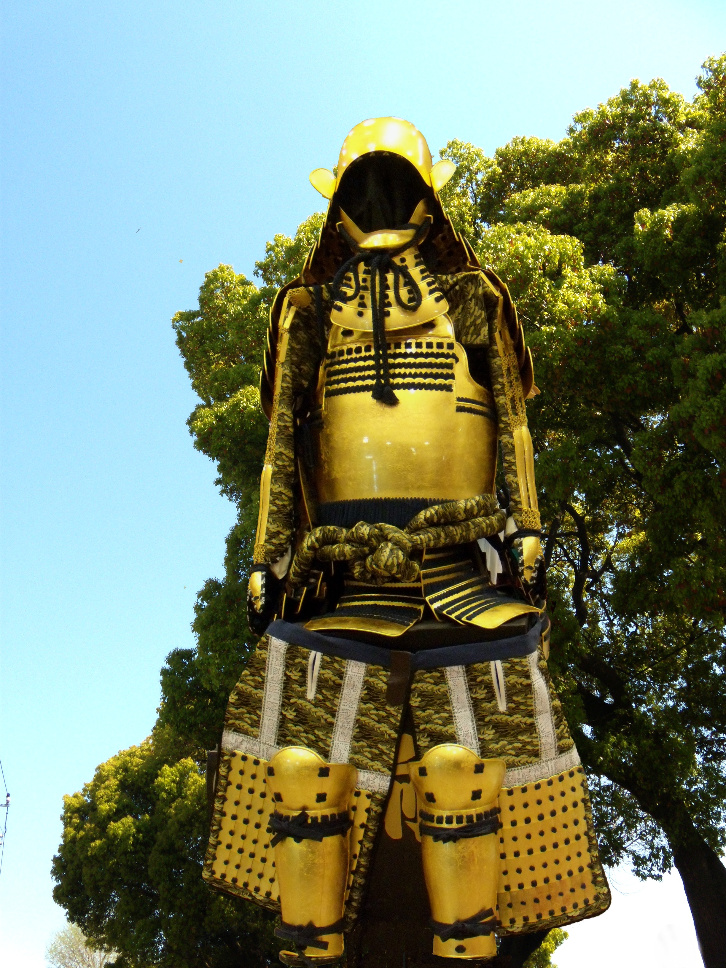 armor 取りだそ 徳川家康初陣 本金溜塗仏胴胸取具足 子供着用