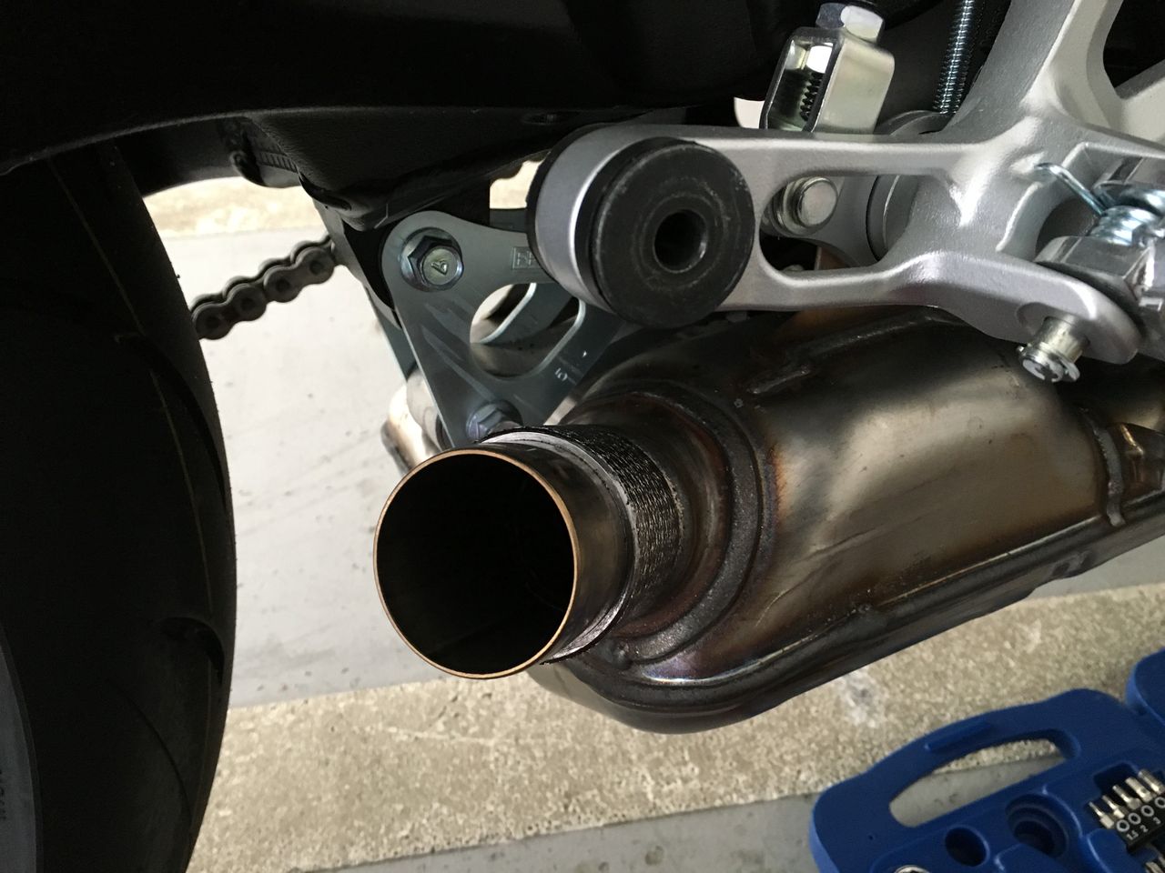 GSX-S1000S カタナ 純正マフラー改 中間ストレート 【公式】SP忠男